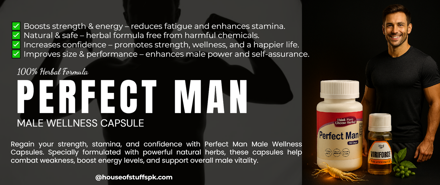 Perfect Man Male Wellness Capsules & Oil
