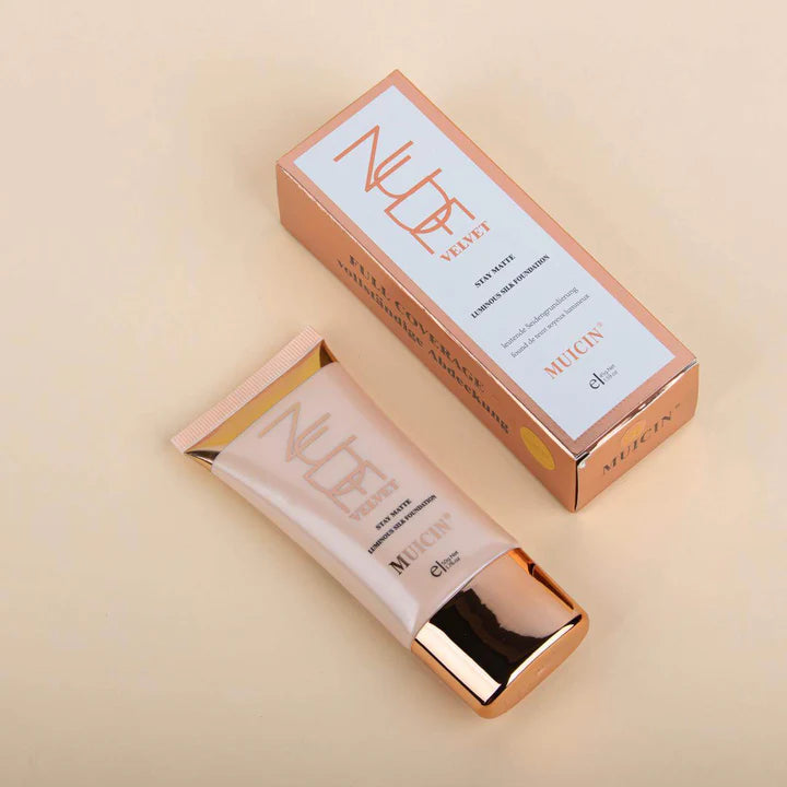 MUICIN - LUMINOUS NUDE VELVET FULL COVERAGE FOUNDATION TUBE